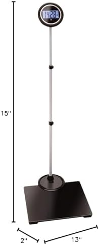 Jobar International Digital Body Weight Bathroom Scale with Extendable Display - Supports Up to 550 lbs.