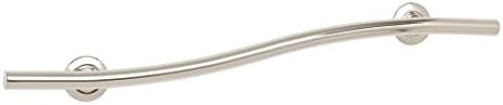 Seachrome 36 inch Bathroom Wave Grab Bar Satin Finish