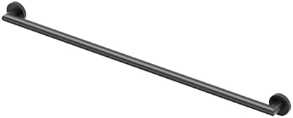 Gatco 968MX Glam 42" L Grab Bar, Matte Black/ADA Compliant Stainless Steel Safety Grab Bar for Bathroom