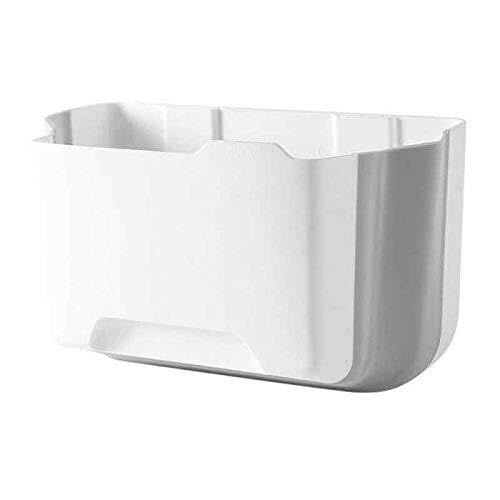 Hanging Trash Can, Kitchen Garbage Bin Waste Bins, Trash Can Kitchen Cabinet Door Wall Mounted Folding Waste Bin Kitchen Cabinet Door Hanging Trash Can Home Mounted Folding Storage Bin ( Color : B )