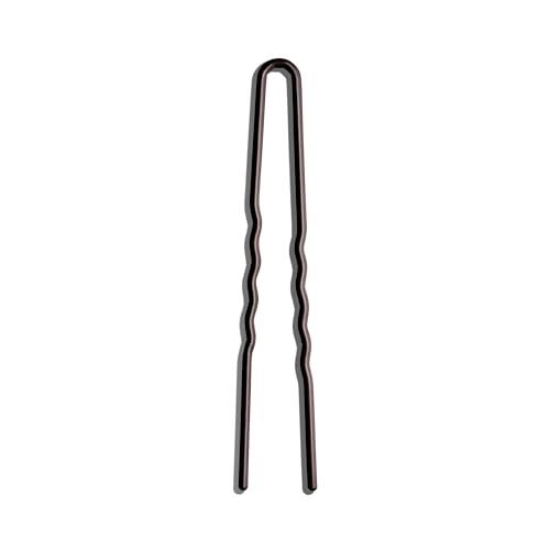 Day Rate Beauty Petite Power Pin (5.5-Inch) ? U-Shaped French Hair Pin for Buns & Updos ? Nylon-Coated, Anti-Snag, Hair-Safe ? Made in USA (Cocoa)