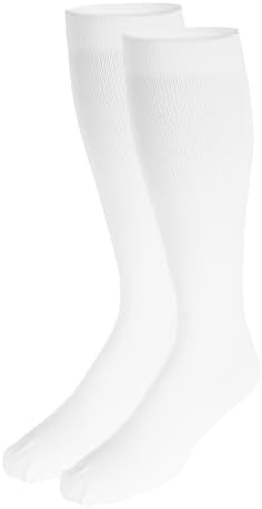 Truform Women's 15-20 mmHg Medical Compression Socks, Moderate Support Soft Stretch Comfort Microfiber, Knee High, Closed Toe, White, X-Large
