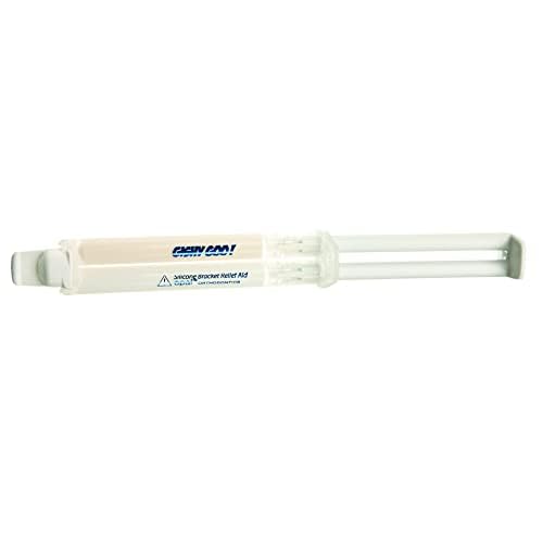 Gishy Goo! Dental Wax Replacements for Orthodontics. Pain Relief, Bubblegum Flavor and Unnoticeable Tooth Colors, 1 Patient Syringe Kit from Ultradent