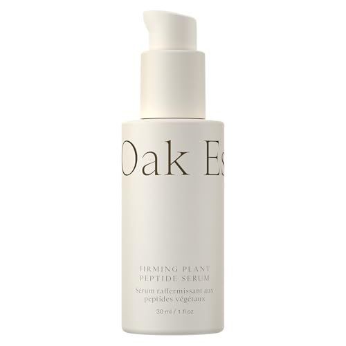 Oak Essentials Firming Plant Peptide Serum | Exosome Encapsulated Botanical Peptide Complex for Visibly Firmer, Plumper, Radiant Skin, 1 Fl Oz