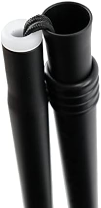 PEPE Mobility - Folding Crutches for Travel (x2 Unit, Open Cuff), Aluminum Adjustable, Black