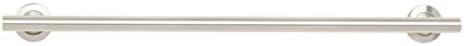 Seachrome 36-inch Coronado Designer Straight Bathroom Shower Grab Bar, Satin Stainless Steel, Brushed Nickel