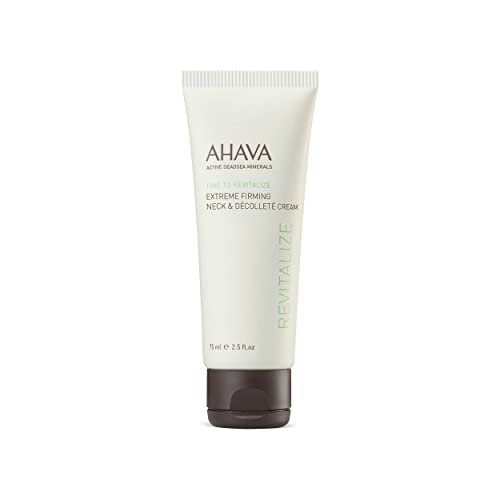 AHAVA Time To Revitalize Extreme Firming Neck & D?collet? Cream - Promotes Firmness, Nourishes & Softens, Reduce Signs of Aging, includes Osmoter, Resveratrol, Goji Berry & Matrixyl 3000, 2.5 Fl.Oz