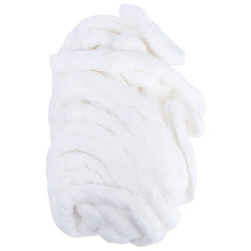 Uonlytech Pure Cotton Perm Strips 12.99X9.84X2.75 Inches Absorbent Salon Cotton Rolls for Makeup Removal Nail Polish and Hair Treatment