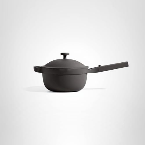 Our Place Mini Perfect Pot | 2.5 Qt Ceramic Pot with Lid & Spatula | Patented 8-in-1, PFAS-Free Nonstick, Non-Toxic Cookware | Induction & Oven-Safe up to 450°F | Char