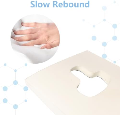 Anti Bedsore Cushion for Butt,T Shaped Gel & Memory Foam Pillow,Tailbone Pain Relief Seat Cushions Anti-Decubitus Cushion for Elderly, Bedridden, Disabled