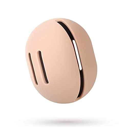 FERYES Makeup Sponge Holder ? Shatterproof Eco-Friendly Silicone Beauty Make Up Blender Case for Travel - Khaki