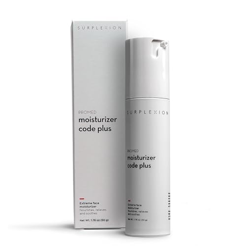 Moisturizer Code Plus, Extreme Face Moisturizer, Post-Treatment Recovery Formula, Lightweight Non-Comedogenic, Daily and Post-Procedure Use