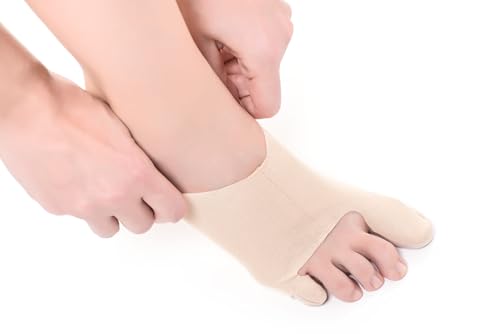 BunionETTE Bootie Tailor Bunion Corrector for Women & Men, Toe Spreader for Tailor Bunion, Bunionette Corrector, Bunionette Relief Socks/Protector, Bunionette Spacer Splint - Large, Right