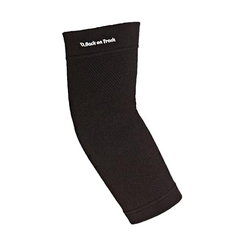 Back on Track Physio Elbow Brace 4-Way Stretch 1207 with Welltex Technology, Black
