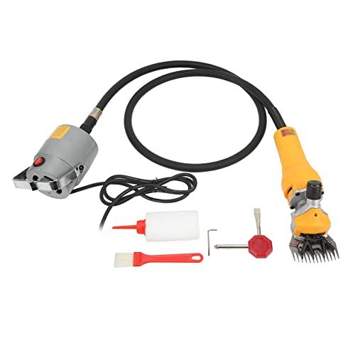 FTVOGUE 1000W High Power Electric Sheep Clipper 13 Tooth Farm Livestock Shearing Grooming Machine Kit