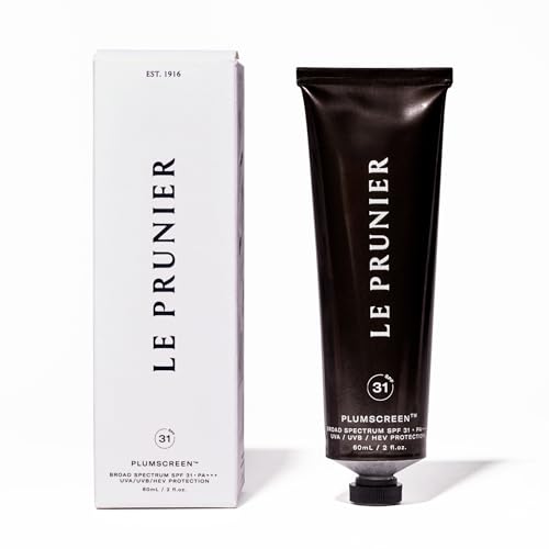 Le Prunier Plumscreen¢ç SPF 31, 2oz Broad Spectrum UVA UVB HEV Protection, PA+++