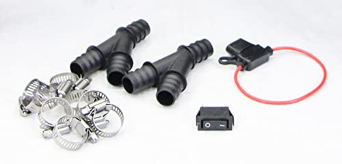 17,000 BTU 24 Volt Low Profile Universal Auxiliary Cab Heater Car, UTV, Truck, Van