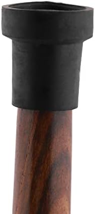 Ajuny Wooden Walking Stick for Men Women Seniors Lightweight Detachable Handmade Cane with Decorative Brass Handle Unique Gift for Adults