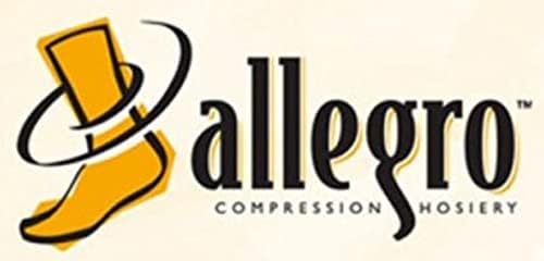 Allegro 15-20 mmHg Essential 4 Sheer Compression Hose - Comfortable, Thigh High, Closed Toe Support Stockings for Women