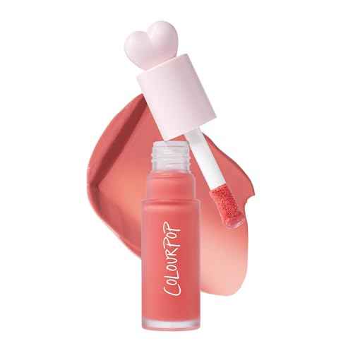 ColourPop Weightless Liquid Blush - Hydrating, Liquid Blush for Cheeks - Glowy Summer Makeup with Hyaluronic Acid for a Healthy Glow - Designed with a Doe Foot Applicator - Super Shy (0.30 oz)