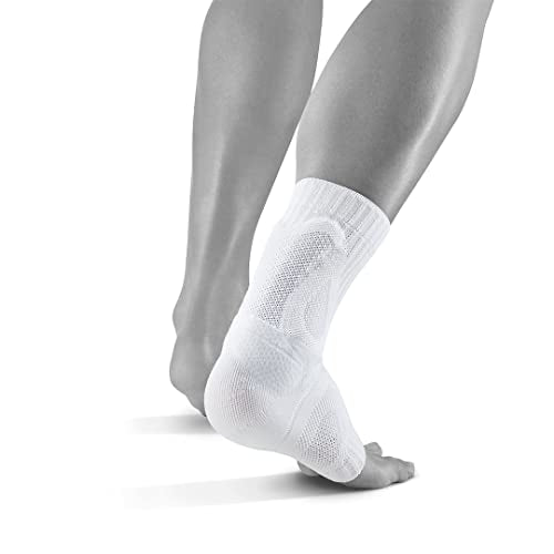 Bauerfeind Sports Achilles Support - Relieves the achilles tendon while running, jumping, and moving - All White, 2X-Large