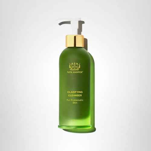 Tata Harper Clarifying Cleanser, Foaming Gel Cleanser for Blemish-Prone Skin, Sulfate-Free, Oily Skin Face Wash, Natural Skincare, 125ml