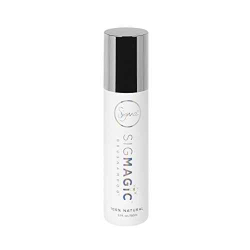 Sigma Beauty Sigmagic Brushampoo Liquid - Professional Grade Cleaner Solution for Makeup Brushes & Sponges to Remove Makeup Residue (5.1 FL Oz)