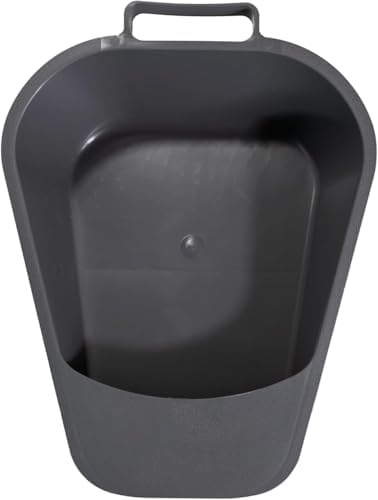 Portable Fracture Bedpan - Female Urinal with Built-in Handle for Easier Placement and Removal - Easy Clean Plastic Bed Pan Spill-Free Guard for Bed-Bound/Bedridden Patient for Women and Men (12)