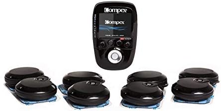 Compex Wireless USA 2.0 Muscle Stimulator w/ TENS Bundle Kit: Muscle Stimulation Machine, with Snap Electrodes,Programs, Wireless PODs etc, Black