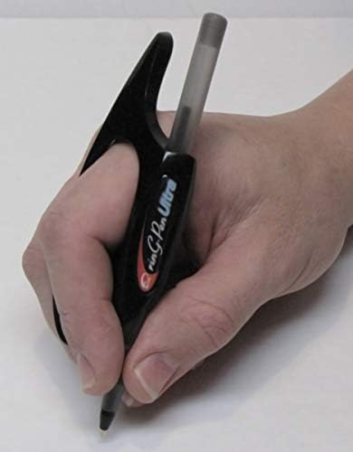 Universal Grip Support for Writing, Art Tools, and Daily Activities (Large, Black)