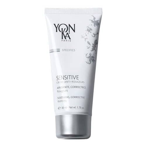 Yon-Ka Sensitive Skin Cream | Anti-Redness | Rosacea and Redness Relief Color Corrector with Natural Green Mineral Pigments | Fragrance-Free | 1.76 oz