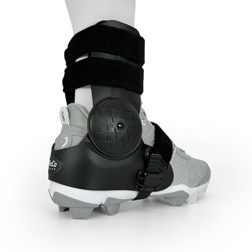 Over-the-Shoe AthleticX Ankle Support Brace for Football, Lacrosse, Hiking, Pickleball, Walking - Accelerate Return to Play & Sports, Unisex (Medium, Right)