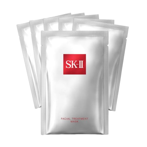 SK-II Facial Masks - Brightening Face Mask Sheets to Help Improve Tone, Texture & Radiance - Anti-Aging Treatment for Replenished Moisture & Visibly Healthier Skin