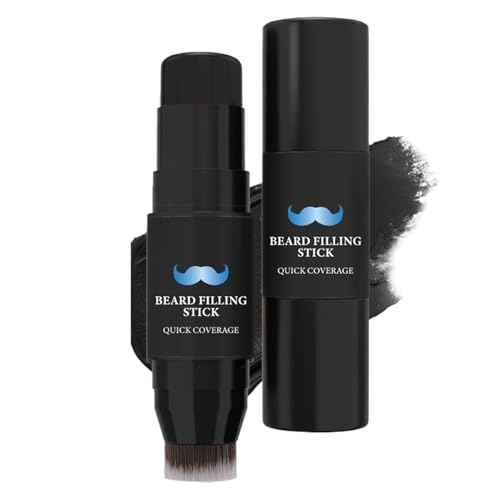 Beard Filler - Waterproof Beard Filling Stick | 7g Filling Stick And Brush | Sweat-Proof Long-lasting Tint, Create Natural Looking Facial Hair For Men, Salon, Boys