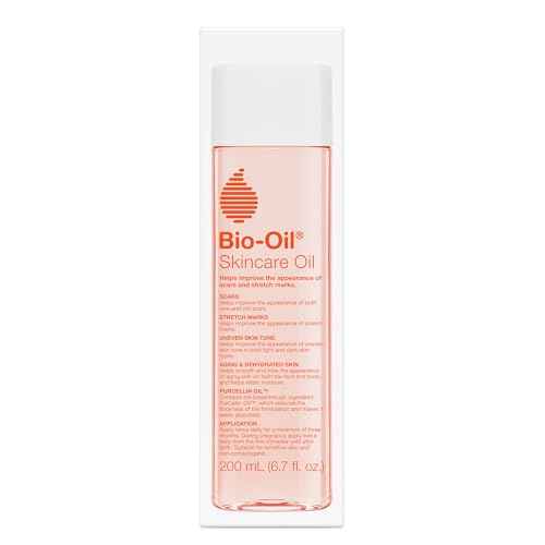 Bio-Oil Skincare Body Oil Serum, Face and Body Moisturizer with Vitamin E & A, for Scars, Stretch Marks, Sensitive Skin, All Skin Types, Dermatologist Recommended, Non-Comedogenic, 6.7 Oz