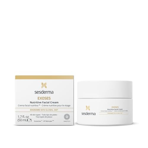 Sesderma EXOSES Cream ? Daily Moisturizer with Cosmetic-Grade Exosomes ? Nourishing Formula for Radiant & Smoother-Looking Skin ? Suitable for Most Skin Types ? 1.7 fl oz