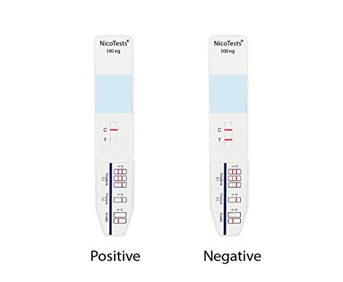 Vaping and E-Cigarette Nicotine/Cotinine 100 ng Urine Test - Easy to Use, Fast Results, Ultra Sensitive Test