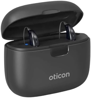 Oticon Smart Charger - for only Oticon More, Real, Zircon, Opn S, Ruby, Play miniRITE Rechargeable Hearing Aids - NOT Compatible with Oticon Intent and All Oticon BTE Type Hearing Aids