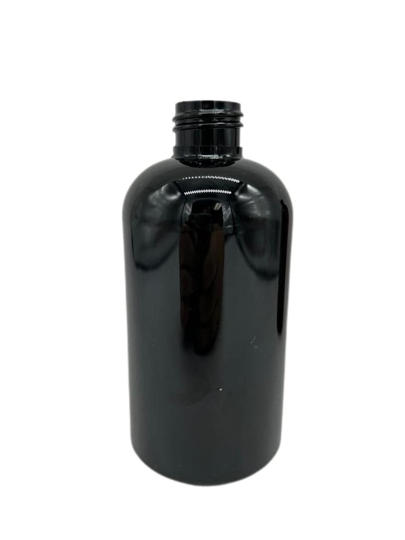 Natural Farms 8 oz Black Boston Plastic Bottles -12 Pack Empty Bottle Refillable - BPA Free - Essential Oils - Aromatherapy | Black Twist Top Cap - Made in the USA