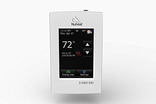 Nuheat Signature Programmable Dual-Voltage Thermostat with WiFi and Touchscreen Interface