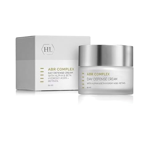 HL Holy Land Cosmetics ABR Complex Day Defense Cream with AHA, BHA and Vitamin C to improve skin elasticity & firmness, 1.7 fl.oz