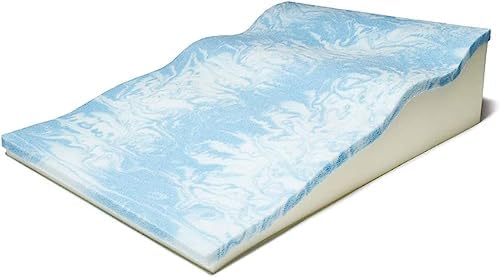 Avana Contoured Bed Wedge 24" Support Pillow with Gel-Infused Memory Foam and Cooling Tencel Cover