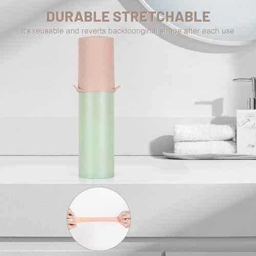 Bottle Covers for Travel, Leak Proofing, Travel Size Container Silicone toiletry sleeves, Leak Locks Travel Accessories for Shampoo Wash Body Bottles and other beauty and personal care(8pcs)
