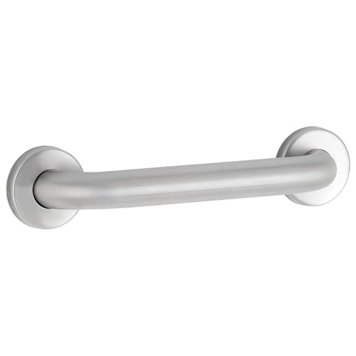 Bobrick Straight Grab Bar, 42 Inches, 1-1/2 Inch Diameter, ADA Compliant, Satin-Finish Stainless Steel, Slip-Resistant Surface for Bath, Shower, Toilet Safety, Concealed Mounting Flanges