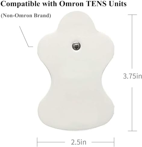 30 PCS Replacement Electrode Pads Compatible with Omron TENS Device (not Omron Brand)