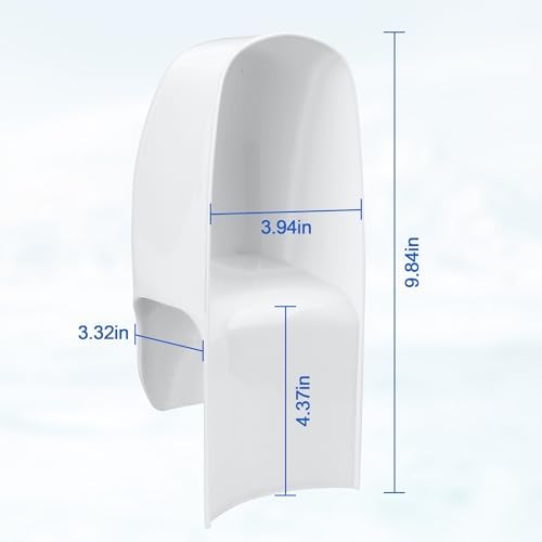 Toilet Splash Guard for Directs Urine Home Care Disability Elevated Training,Portable Restroom Pee Guard for Prevents Kids and Adult from Peeing Splash,Fits Most Toilet Seats