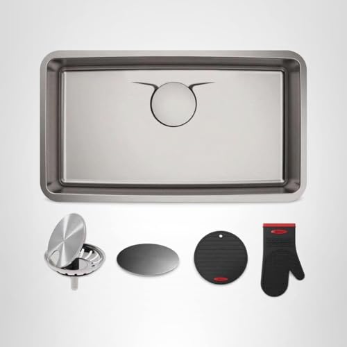 KRAUS Dex 33-inch Undermount 16 Gauge Stainless Steel Single Bowl Kitchen Sink, KD1US33B