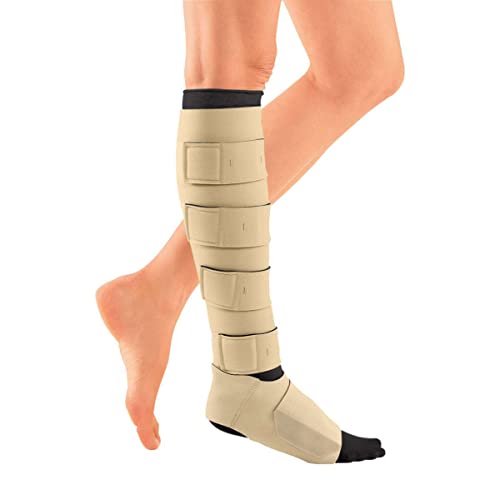 CircAid Juxtafit Essentials Lower Leg Short Beige Large Full Calf