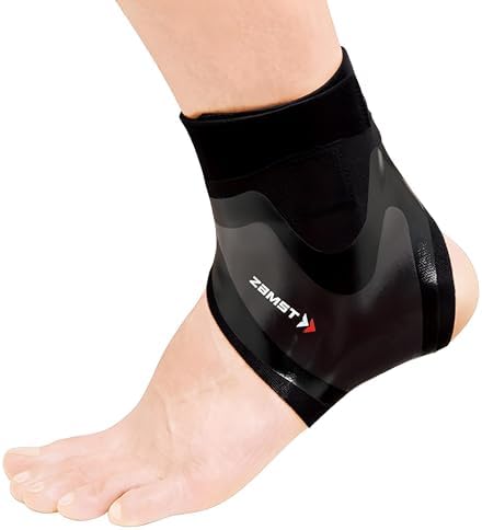 Zamst Filmista Ankle - Ultra-Thin Ankle Brace for Sport, Stabilizing Ankle Support for Men and Women - Left, Medium