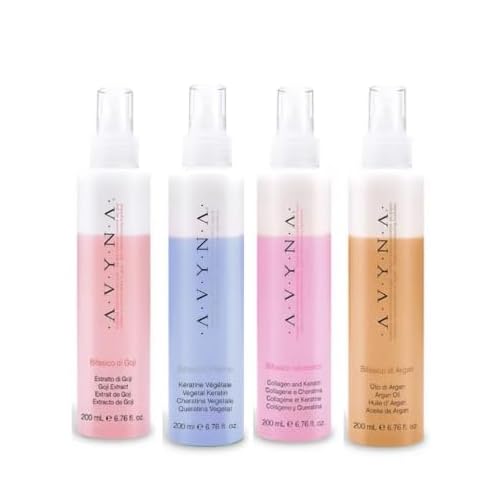BIFASICO Professional Hair Leave-In Treatment, 6.76 fl oz, Multiple Types for Different Hair Needs (6.76 FL OZ, Bifasico di Argan)